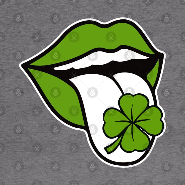 St. Patrick's Day Clover Tongue by For the culture tees